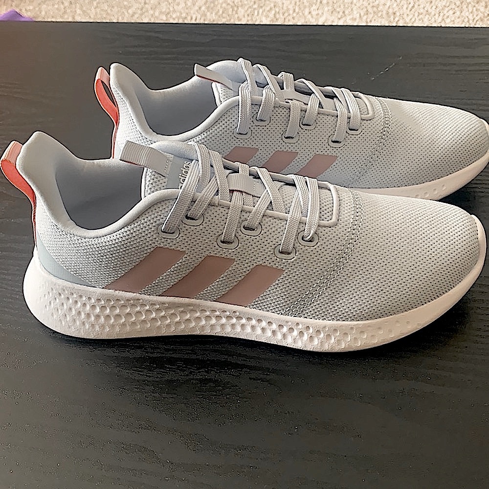 Adidas Women's Puremotion Running Shoe in Halo Blue/Vapour Pink/White